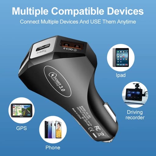شارژر فندکی خودرو مدل BK354 — تصویر ۹