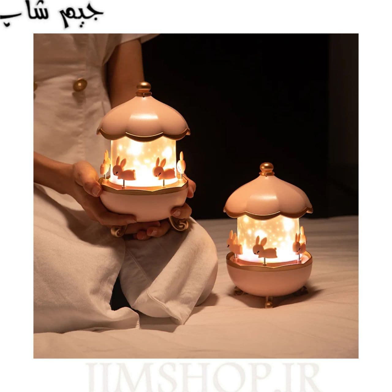 چراغ خواب پروژکتور خرگوشی مدل WH-E11 موزیکال — تصویر ۸