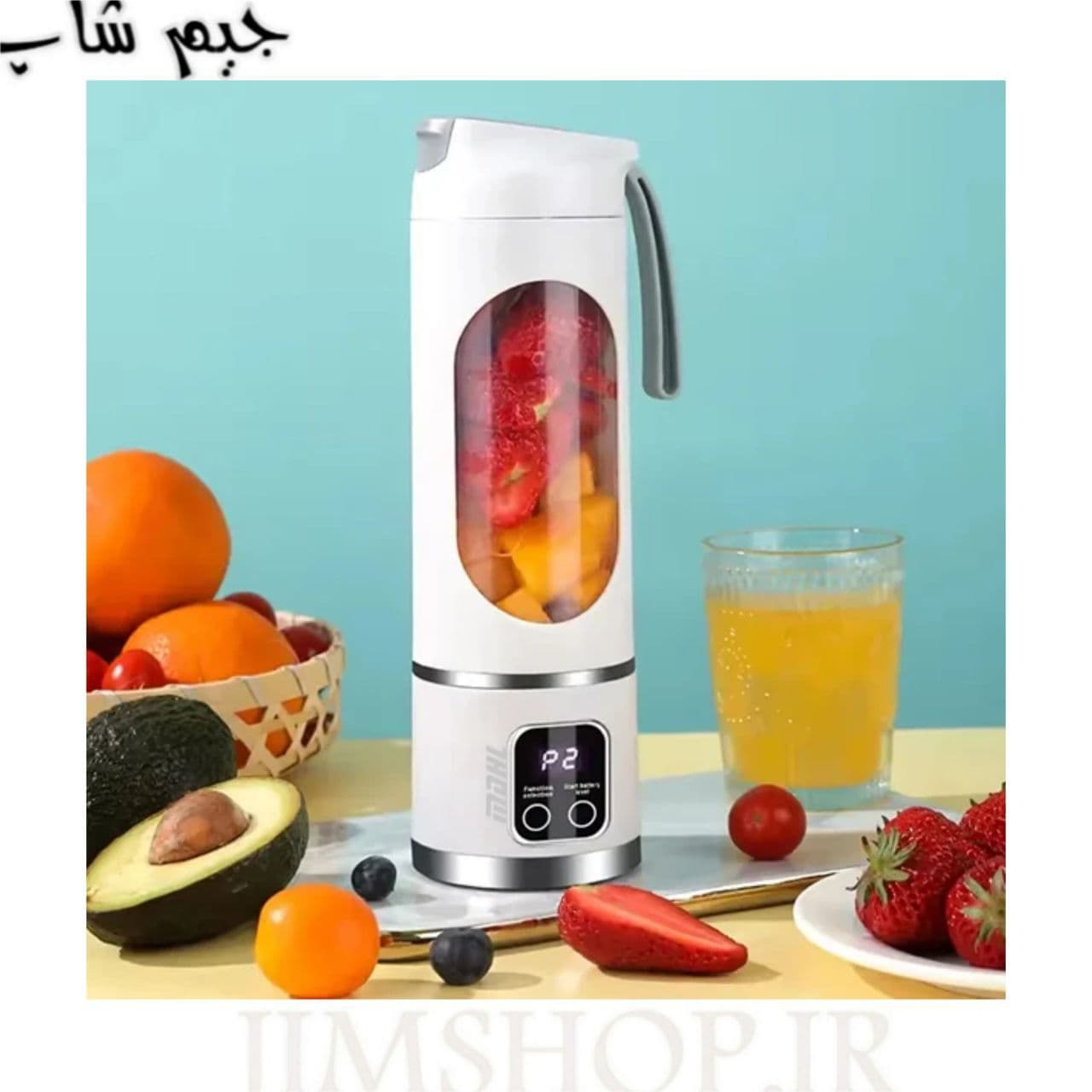 جویسر و شیکر شارژی پر قدرت مدلHS-860 با ظرفیت 0.45لیتر — تصویر ۶