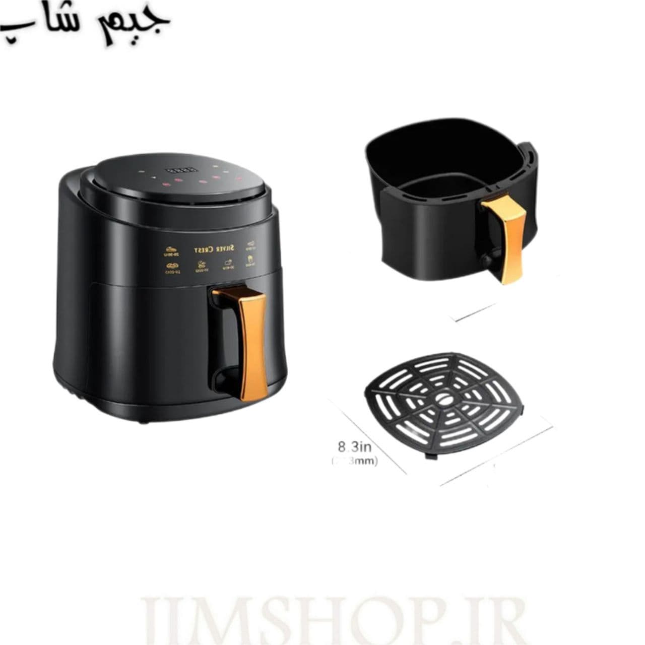 سرخ‌کن بدون روغن 10 لیتری سیلور کرست مدل 1080 — تصویر ۶