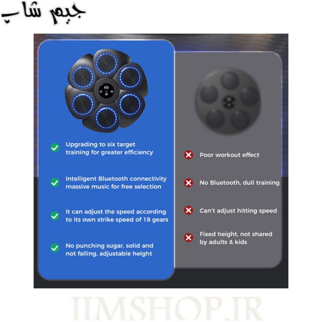 میت دیواری XO اسپیکر دار مدل Music Boxing Machine SF‑02 — تصویر ۵