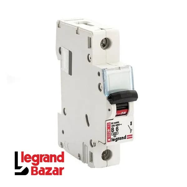 فیوز مینیاتوری لگرند تکفاز 10 آمپر B10-4500KA بسته 6 عددی — تصویر ۵