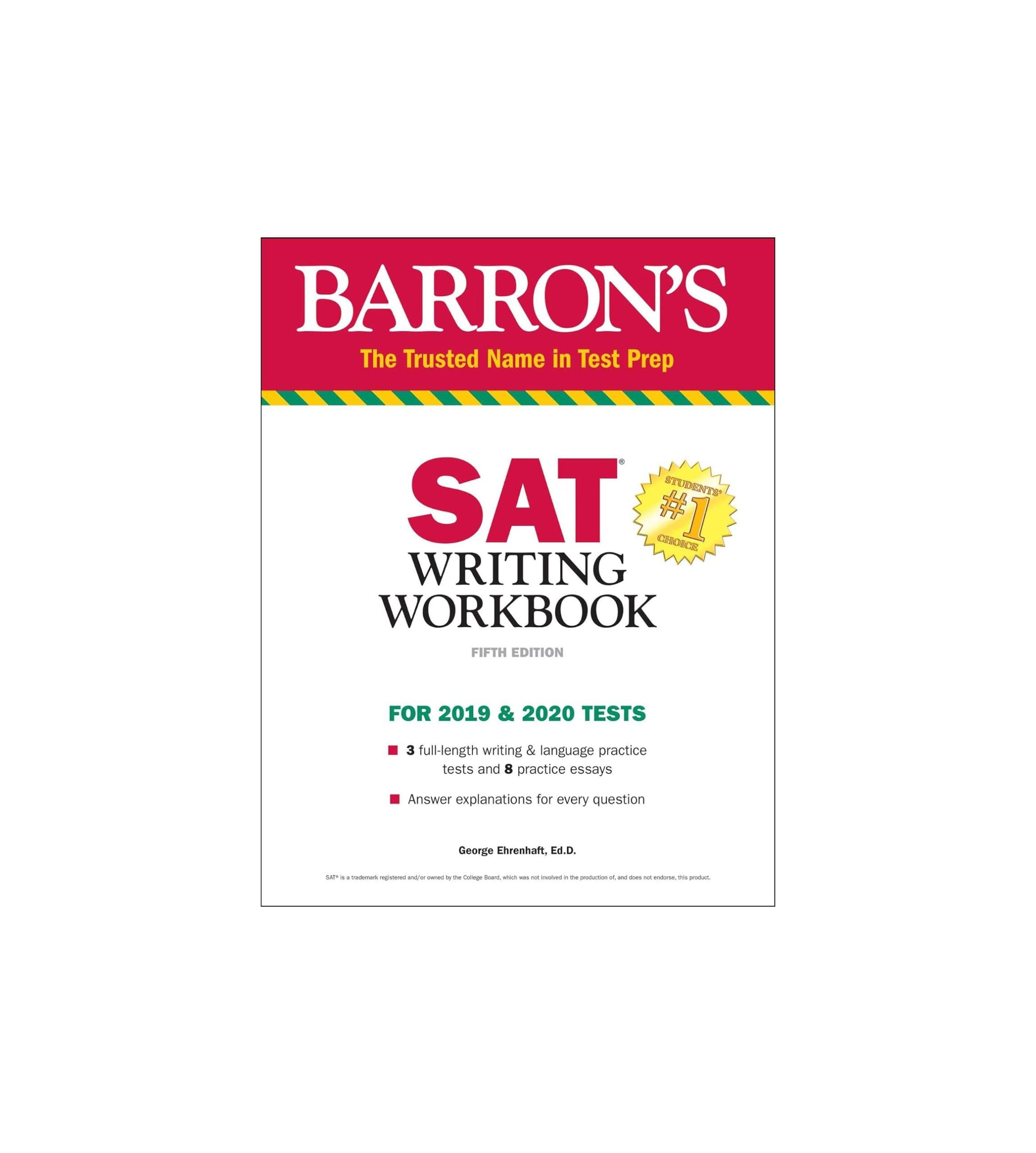 کتاب Barron’s SAT Writing Workbook بارونز اس ای تی رایتینگ ورک بوک
