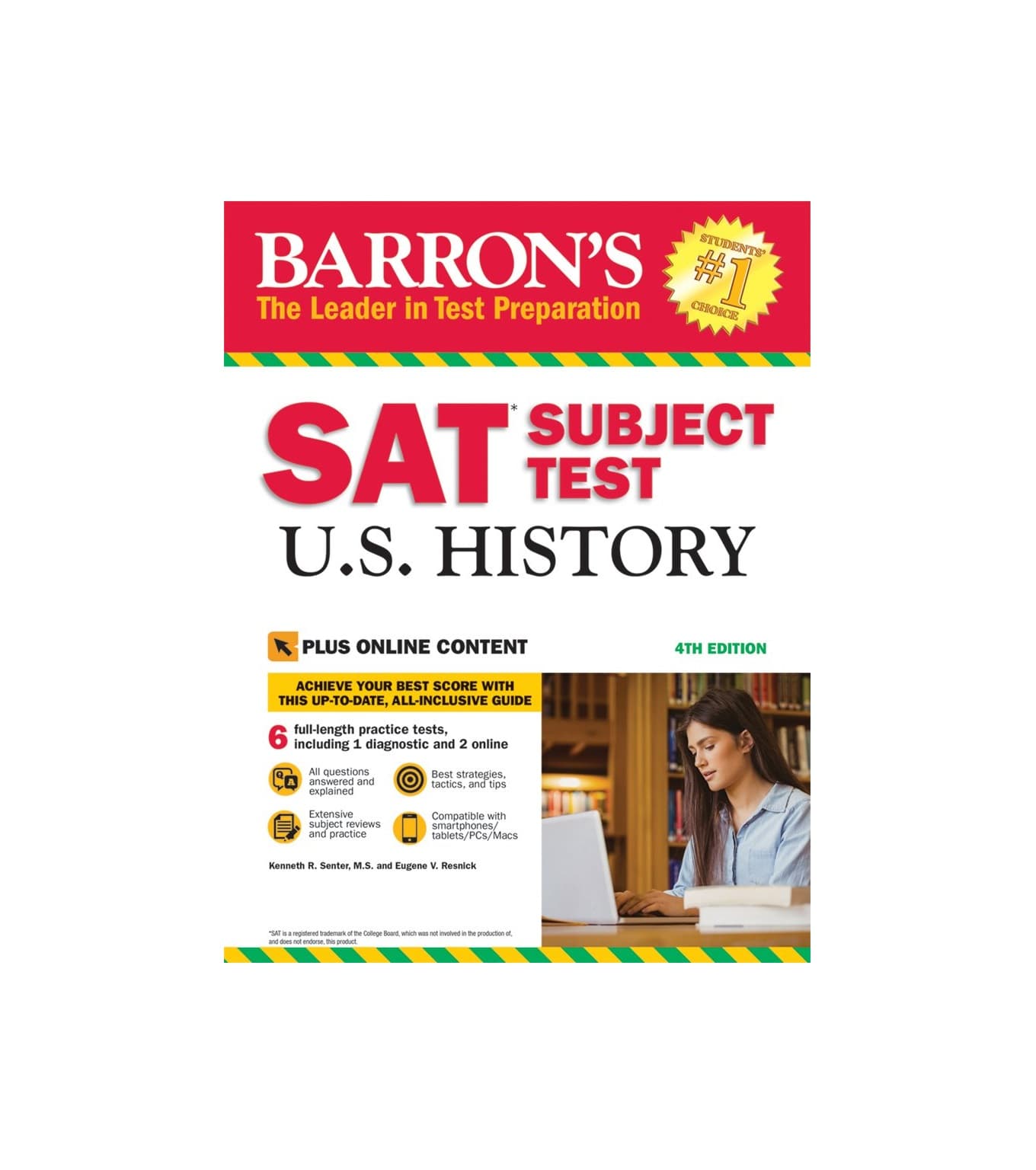 کتاب Barron’s SAT Subject Test in U.S History بارونز اس ای تی سابجکت تست این یو.اس هیستوری