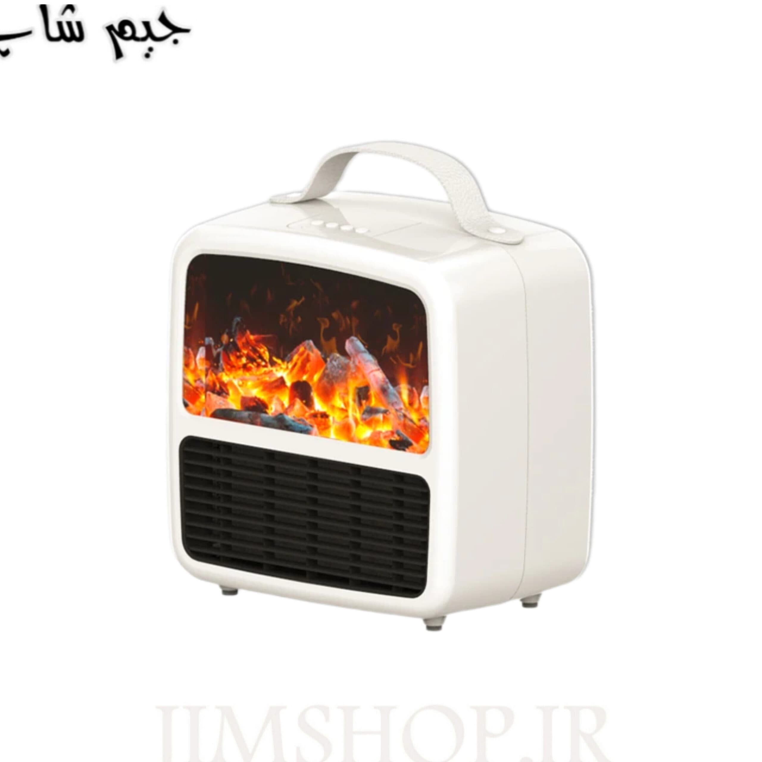 بخاری برقی طرح شومینه 1500 وات — تصویر ۶