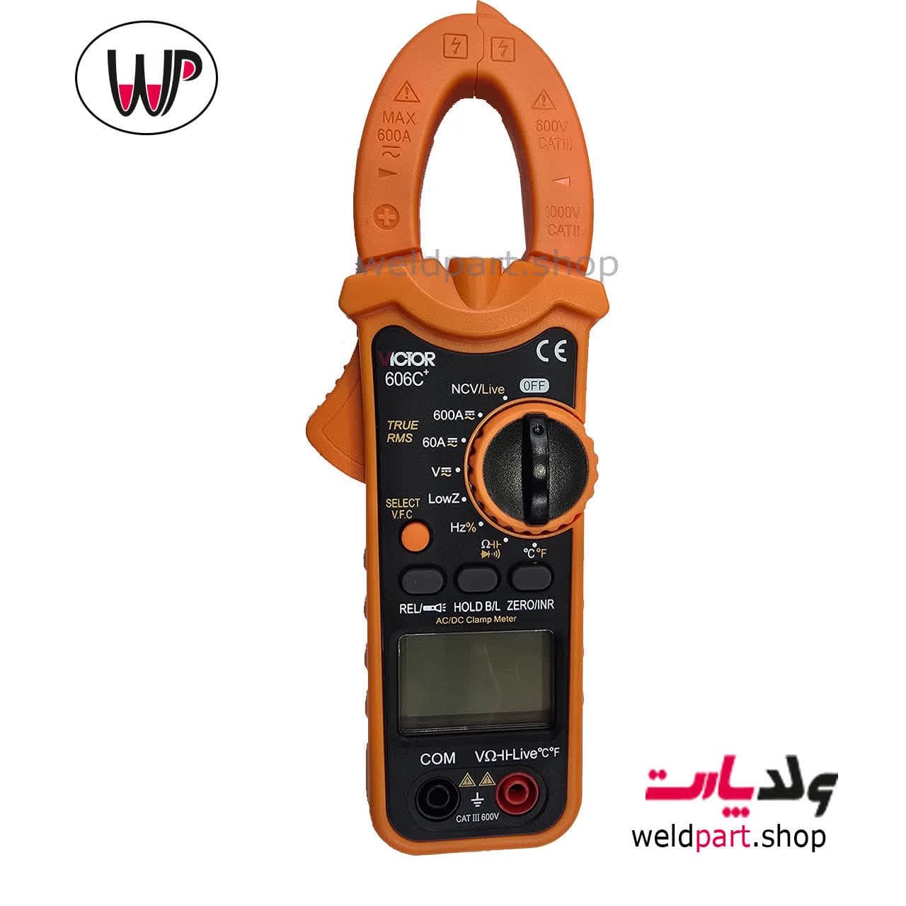 کلمپ متر ویکتور مدل 606C+ AC/DC