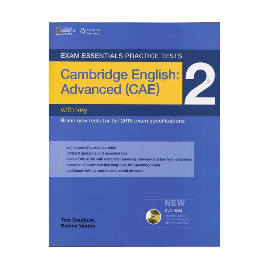 کتاب Exam Essentials Practice Tests Advanced CAE 2 اگزم اسنشیال پرکتیس تستز ادونس دو