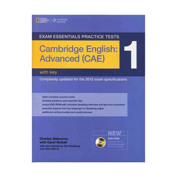 کتاب Exam Essentials Practice Tests Advanced CAE 1 اگزم اسنشیال پرکتیس تستز ادونس یک — تصویر ۲