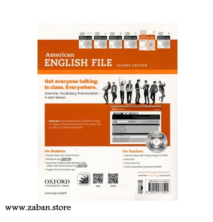 کتاب امریکن انگلیش فایل چهار ویرایش دوم American English File 4 2nd Edition وزیری — تصویر ۴