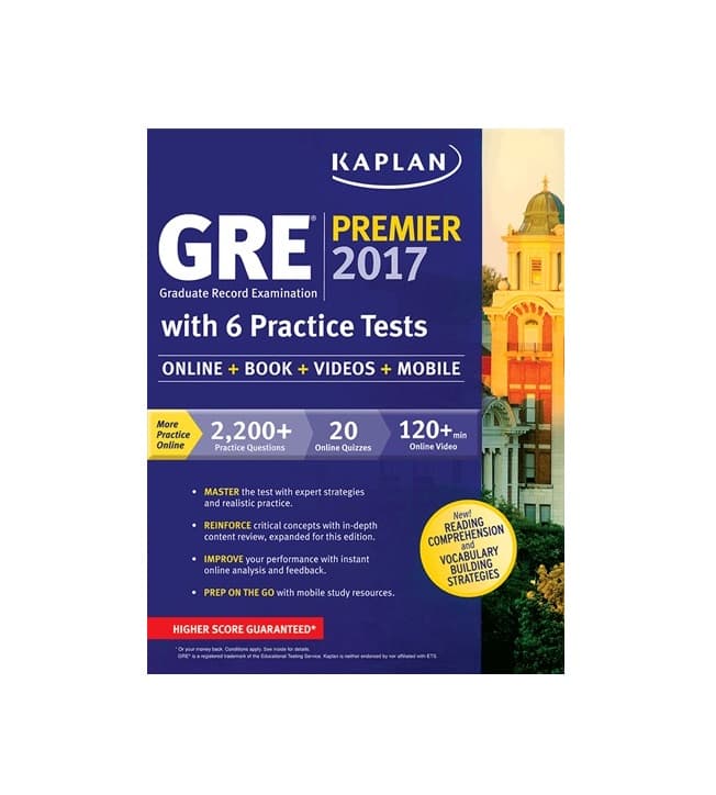 کتاب Kaplan GRE Premier 2017 کاپلان جی آر ای پریمیر — تصویر ۲