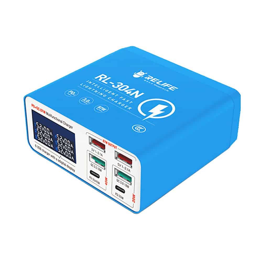 مولتی شارژر 87 وات ریلایف RELIFE RL-304N