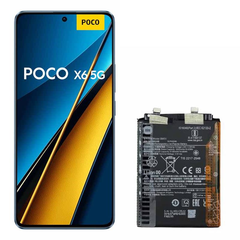 باتری اصلی شیائومی پوکو ایکس 6 Xiaomi Poco X6 BM5V