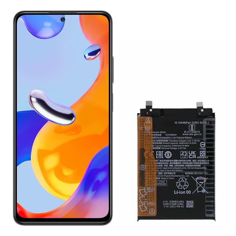 باتری اصلی شیائومی ردمی نوت 11 پرو 4 جی Xiaomi Redmi Note 11 Pro 4G BM5A — تصویر ۲