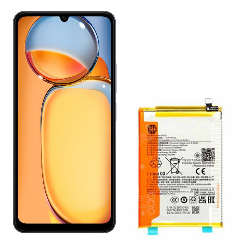 باتری اصلی شیائومی ردمی 13 سی Xiaomi Redmi 13C BN5Q — تصویر ۲