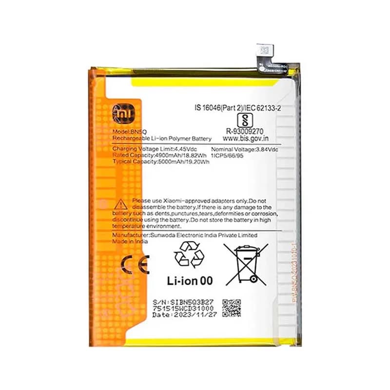باتری اصلی شیائومی ردمی 13 سی Xiaomi Redmi 13C BN5Q — تصویر ۱۲