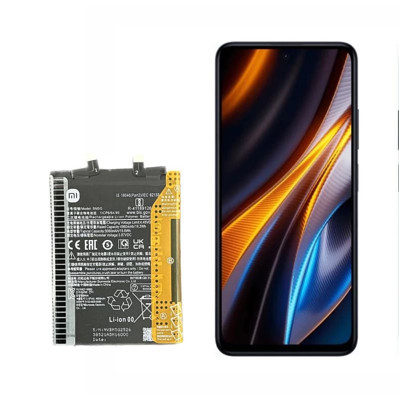 باتری اصلی شیائومی پوکو ایکس 4 جی تی Xiaomi Poco X4 GT BM5G — تصویر ۸