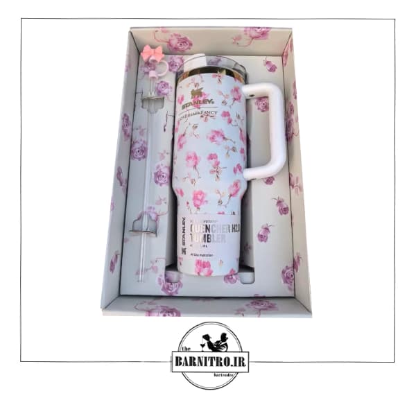 ماگ کادویی استنلی مدل Quencher flowery — تصویر ۵
