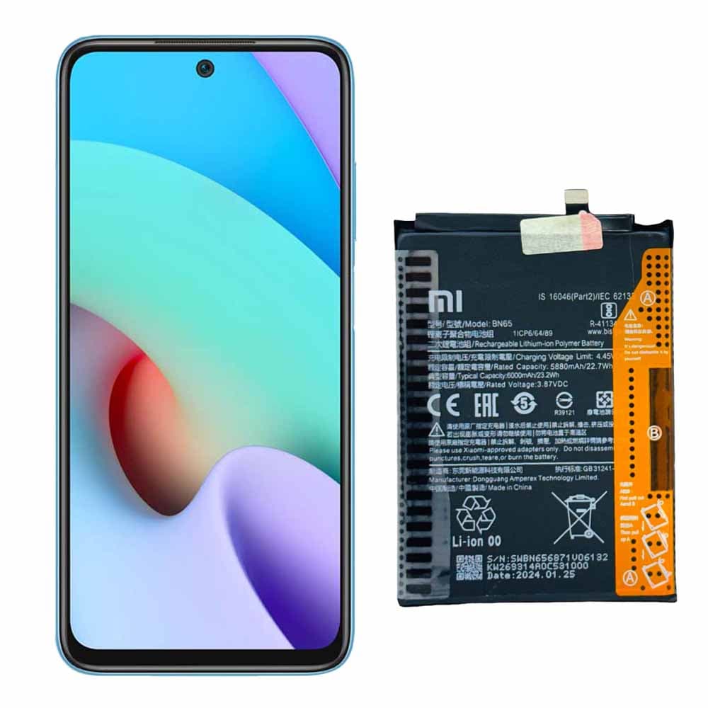 باتری اصلی گوشی ردمی 10 پرایم 2022 شیائومی Redmi 10 Prime 2022 BN65