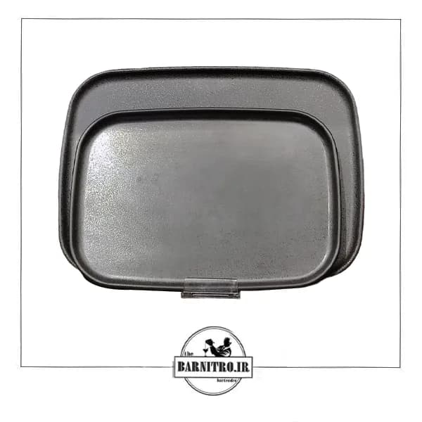 ست ظروف سرو کافه ملامین مشکی — تصویر ۴