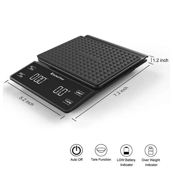 اسکیل قهوه دیجیتالی EK6002 — تصویر ۵