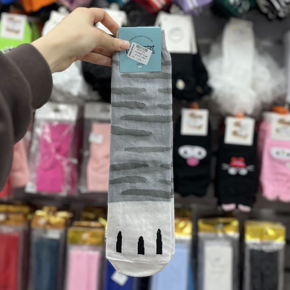 جوراب آپتیمیست ساقدار گربه ای — تصویر ۴