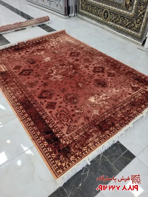 فرش سلطان آباد جدید 1200 شانه وینتیج زمنیه رناسی — تصویر ۱۲