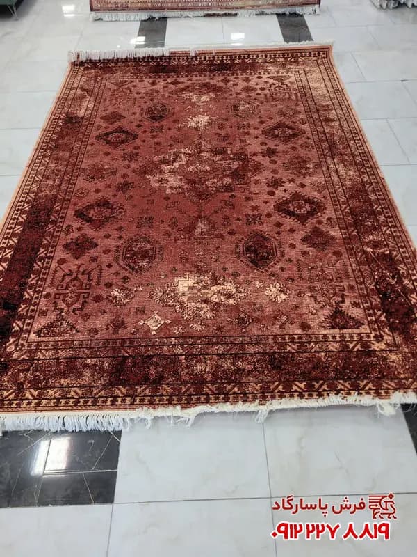 فرش سلطان آباد جدید 1200 شانه وینتیج زمنیه رناسی — تصویر ۹