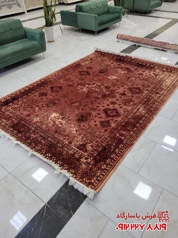 فرش سلطان آباد جدید 1200 شانه وینتیج زمنیه رناسی — تصویر ۸