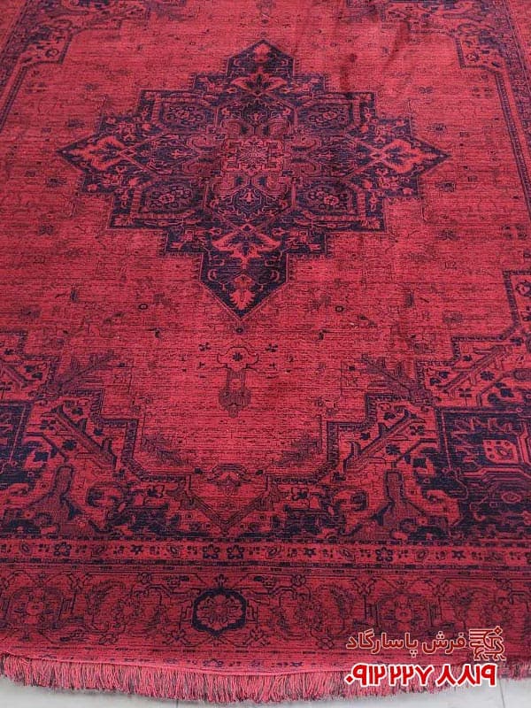 فرش هریس مدرن 700 شانه لاکی تراکم 2550 — تصویر ۴