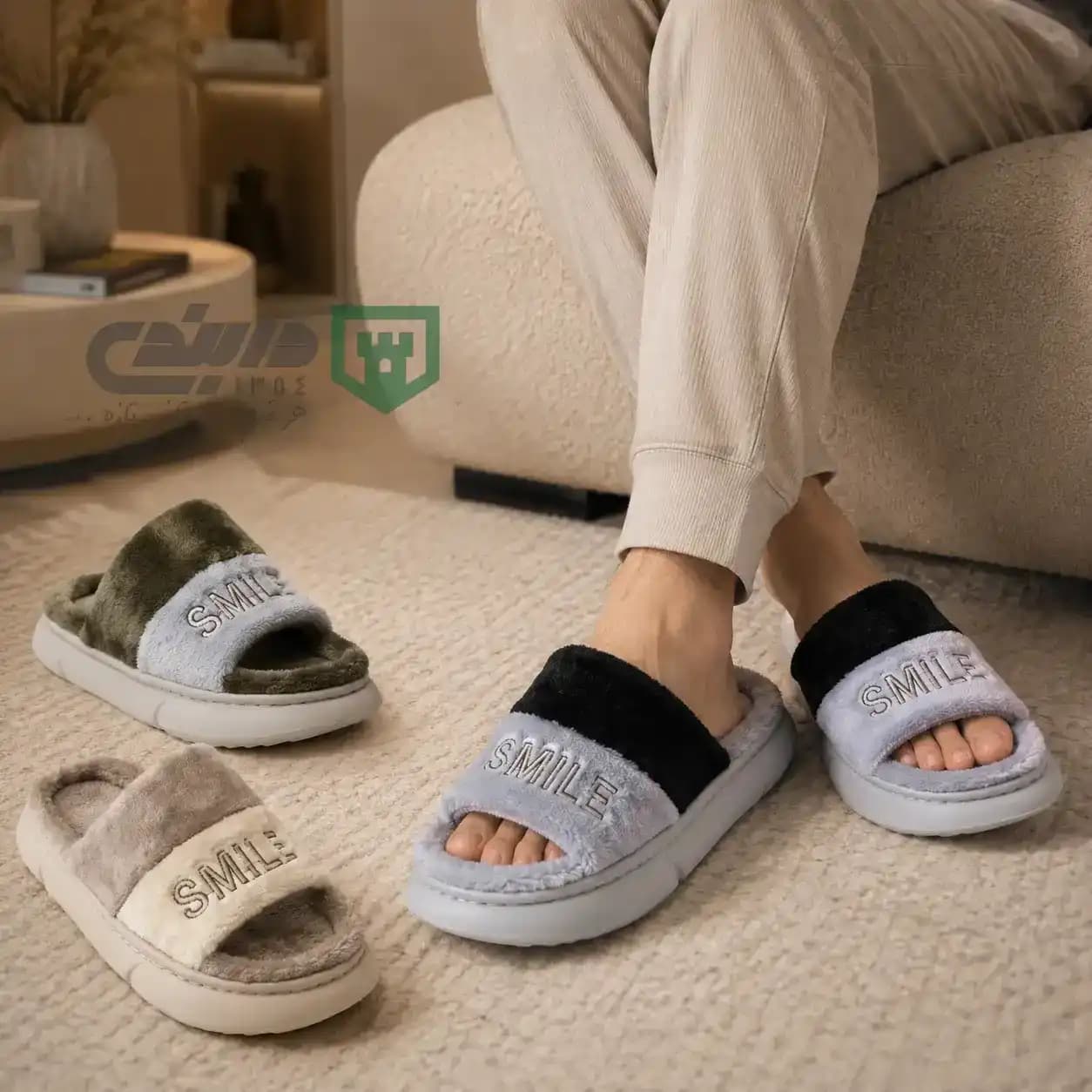 دمپایی پولیشی مردانه اسمایل