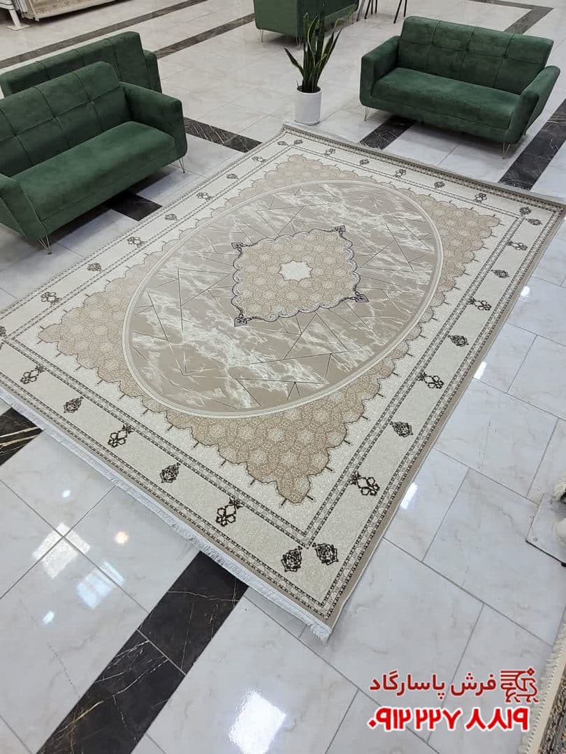 طرح دیلا فرش نسکافه ای وینتیج 1200 شانه — تصویر ۷