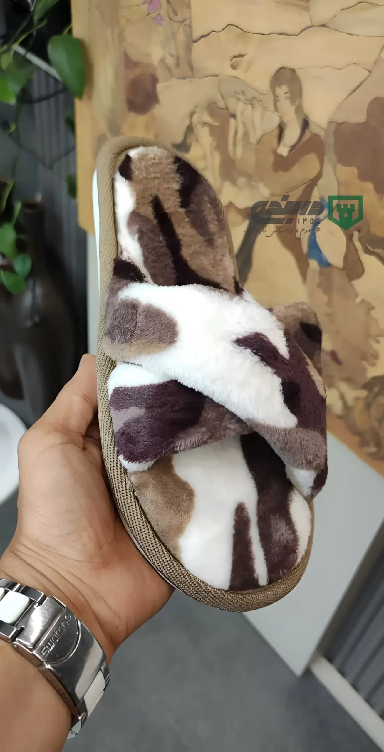 دمپایی پولیشی زنانه چریکی نیکتا 12000/10 — تصویر ۳