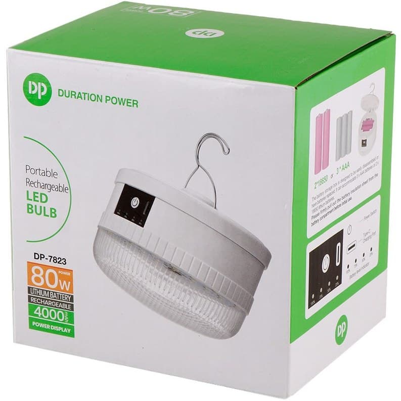لامپ آویزدار شارژی DP-7823 80W — تصویر ۸