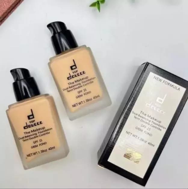 کرم پودر دوسه شیشه تخت شماره 01 Doucce Make up Foundation — تصویر ۶