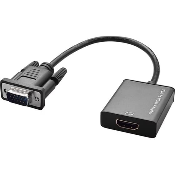 مبدل HDMI به VGA دی ام مدل HDCP با کابل ۰.۲ متر