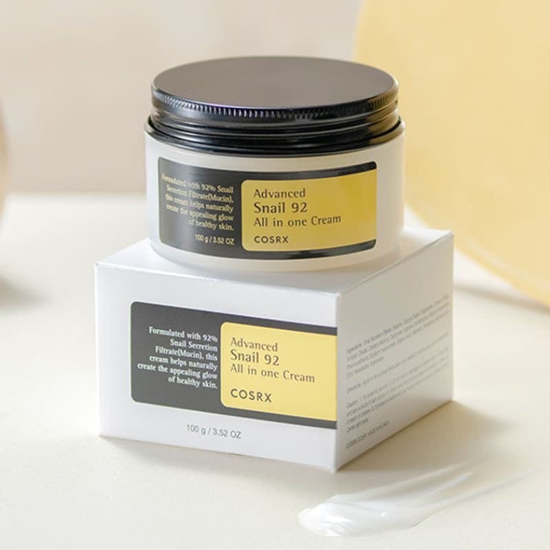 کرم آبرسان و مرطوب كننده چندمنظوره کوزارکس COSRX Advanced Snail 92 All in One Cream 100g
