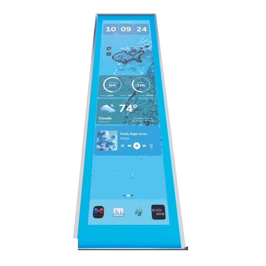 کیس کامپیوتر هایت مدل Y70 Touch Infinite Blueberry Milk — تصویر ۴