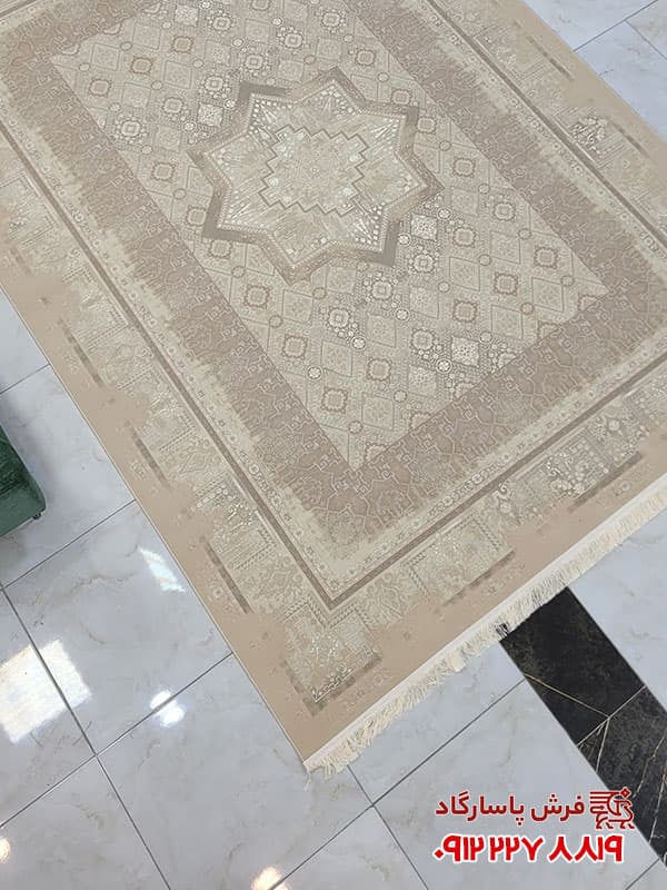 فرش 1200 شانه وینتج موکا تراکم 3600 — تصویر ۷