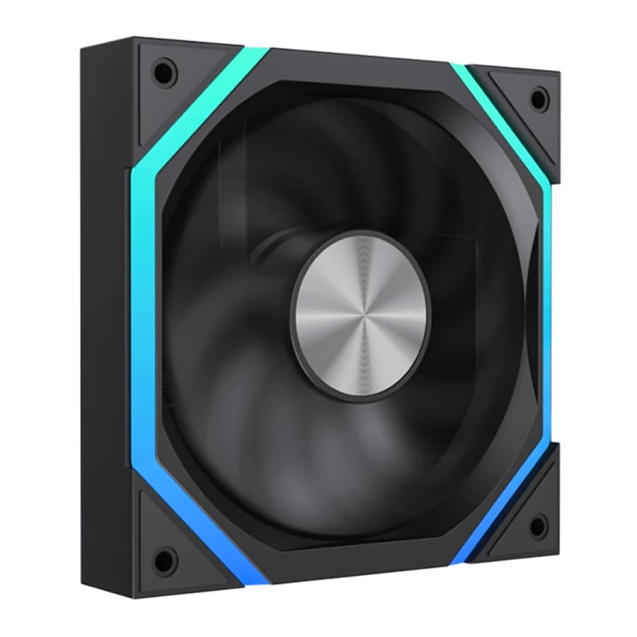 فن خنک کننده کیس کامپیوتر گیم مکس مدل FN12A-N2 Black