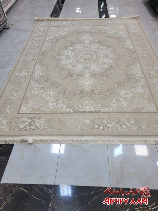 فرش وینتیج نسکافه ای 1200 شانه تراکم 3600 — تصویر ۳