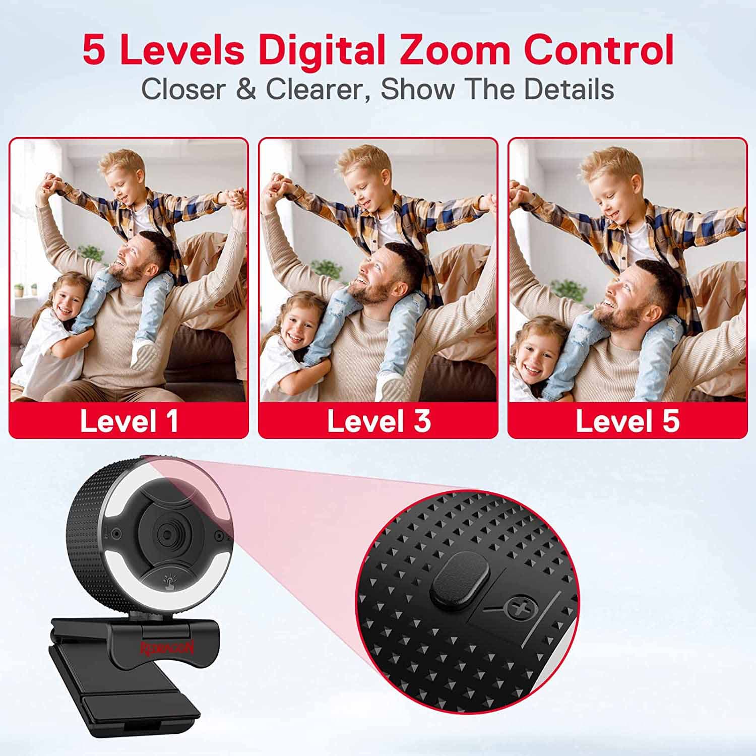 وبکم ردراگون WebCam Redragon Oneshot GW910 — تصویر ۶