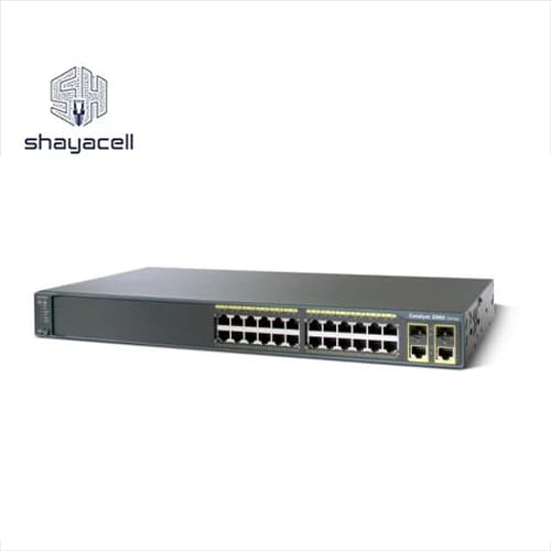 سوئیچ 24 پورت سیسکو مدل WS-C2960-24PC-L(استوک)