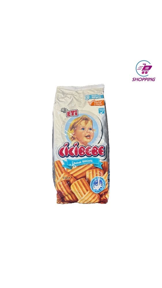 بیسکوییت جی جی به به بچه حجم 400 گرم