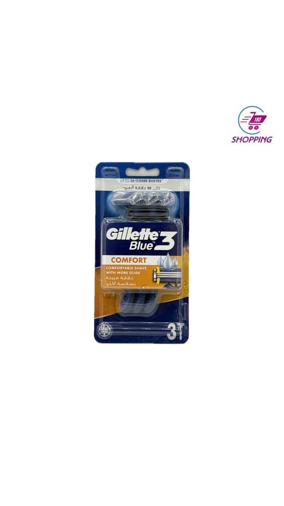 خودتراش مردانه BLUE3 بسته 3 عددی — تصویر ۶