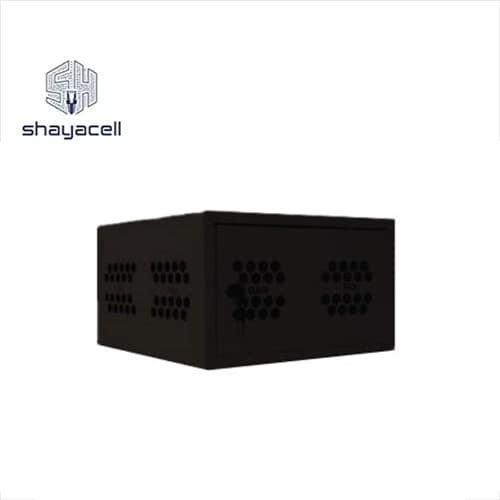 رک دیواری عالی کار صنعت 5 یونیت عمق 40 مشکی مدل Clear Rack B