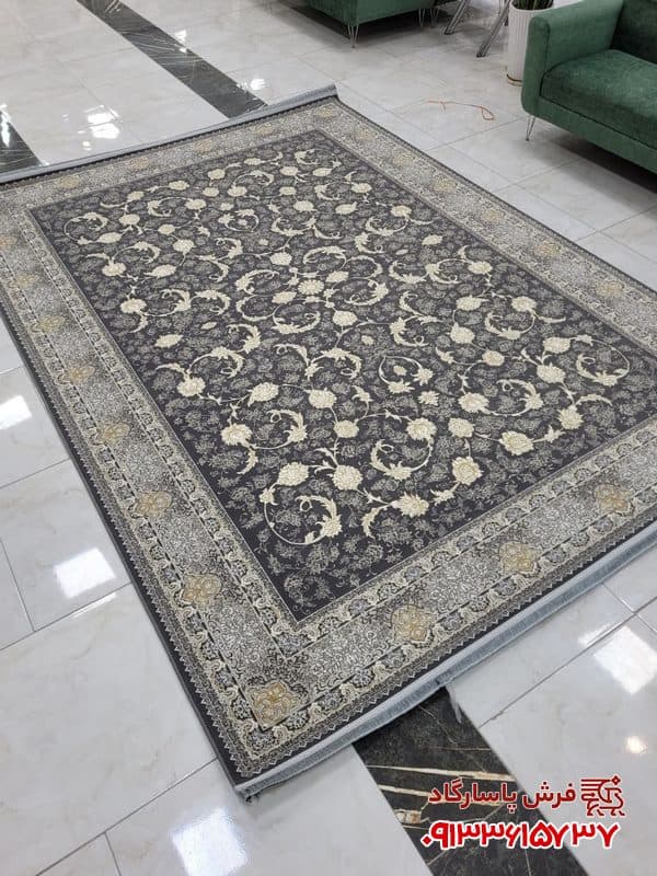 طرح نورا دودی فرش 700 شانه طلاکوب — تصویر ۶