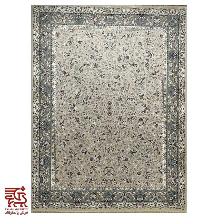 فرش افشان ترمه ای 1200 شانه ماشینی کد tr12804