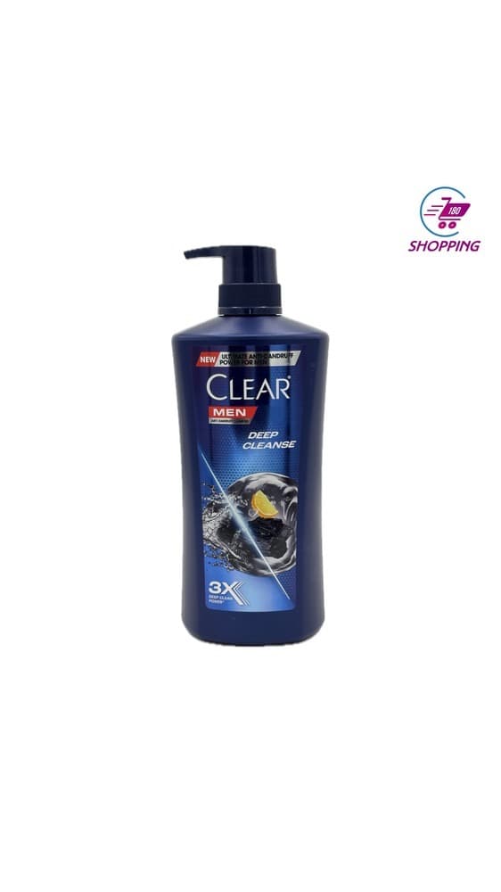 شامپو کلیر آقایان حاوی عصاره ذغال فعال مدل deep cleanse حجم 650 میل