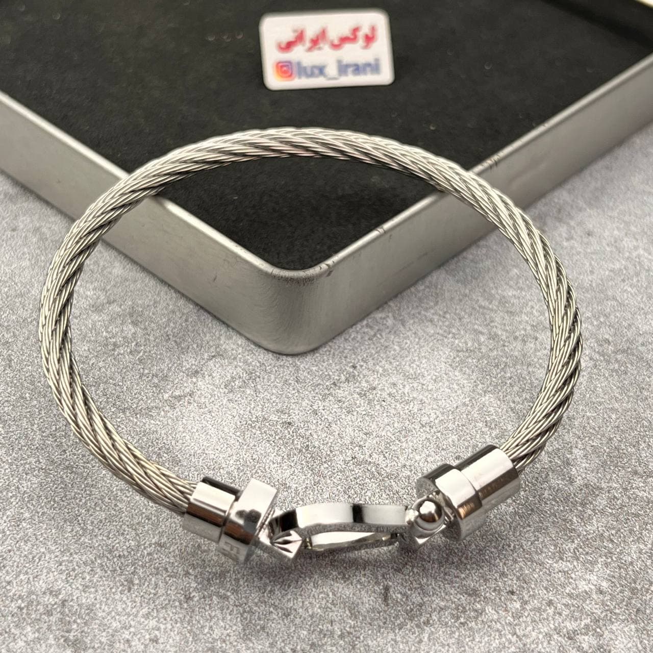 دستبند امگا تمام استیل — تصویر ۵