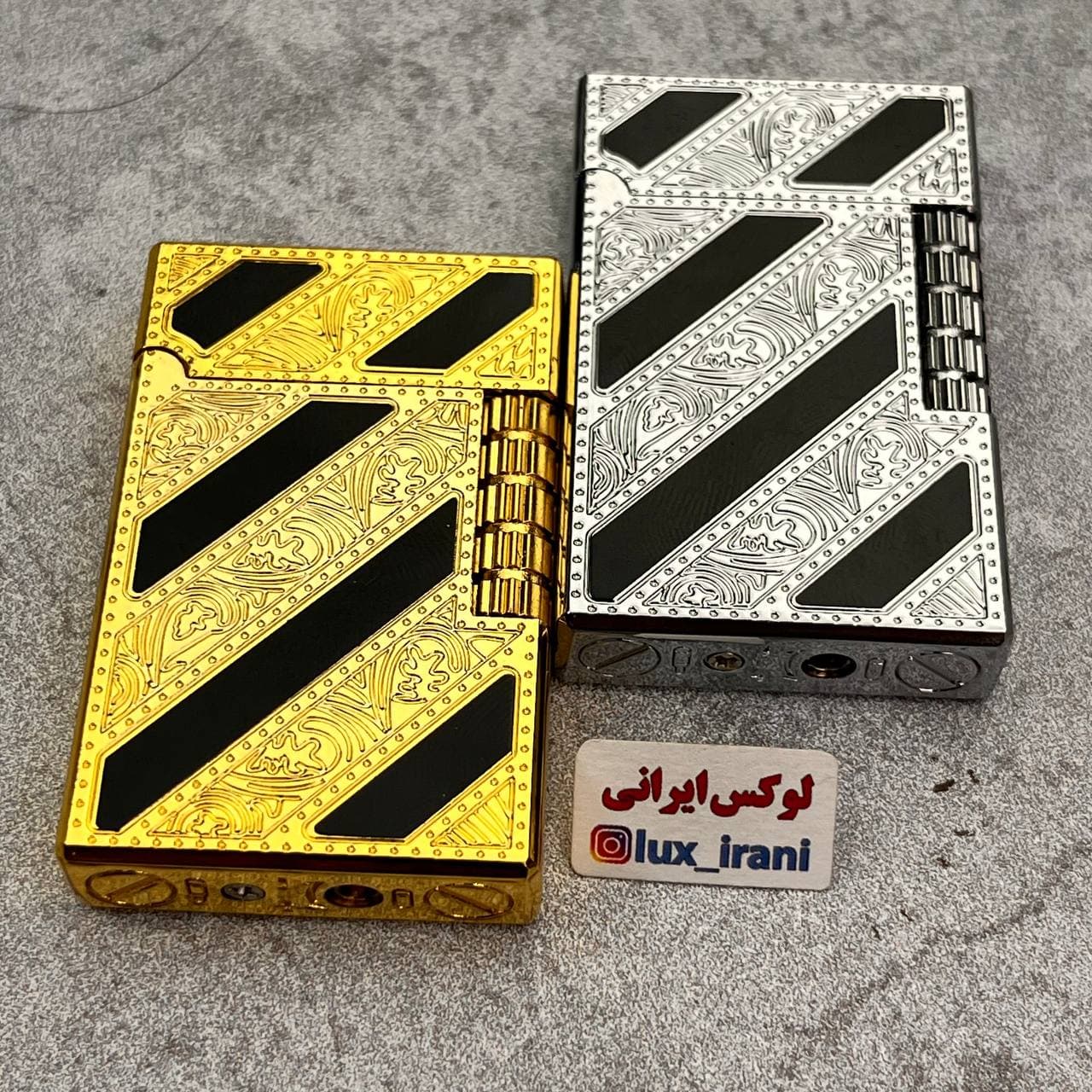 فندک طرح دپونت لاکی شیاردار — تصویر ۸